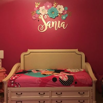 Parent Assistance -Decorated Daughter Room