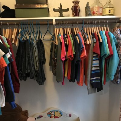 Organized Kids Closet – Before